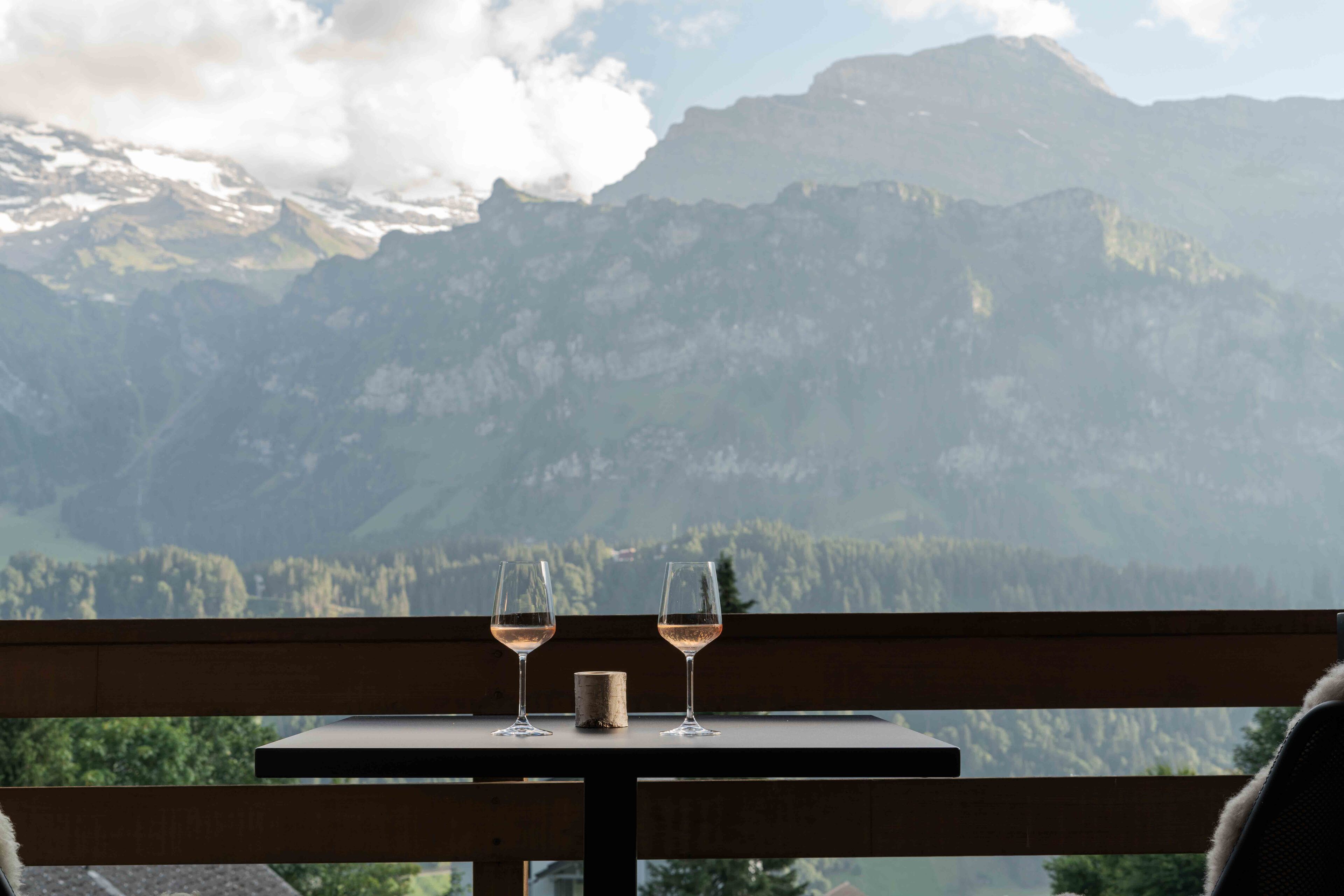 Vue sur les montagnes