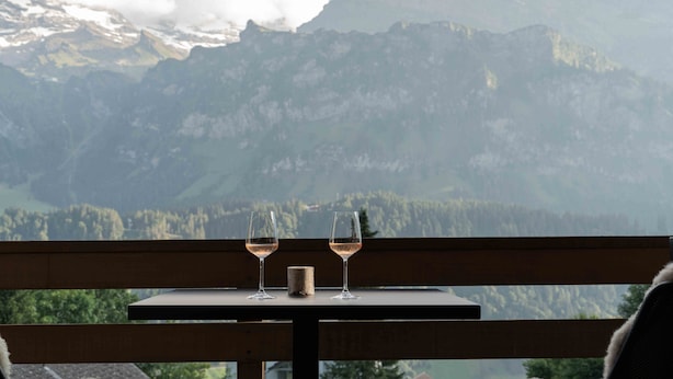 Vue sur les montagnes