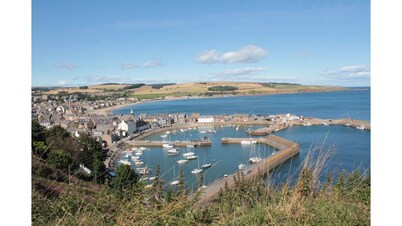 Modern comfort in traditional Scottish village