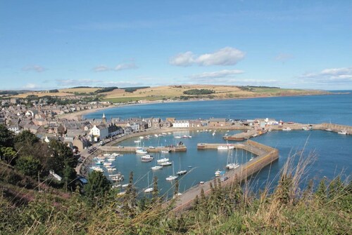 Modern comfort in traditional Scottish village