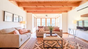 Télévision, cheminée