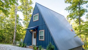 Exterior - Hidden A-Frame at Double Bridge with Firepit (Mountain View)