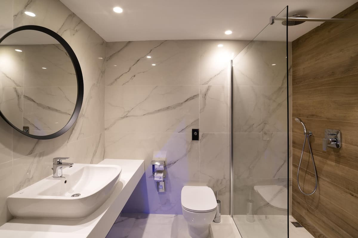 1 habitación y ropa de cama de alta calidad