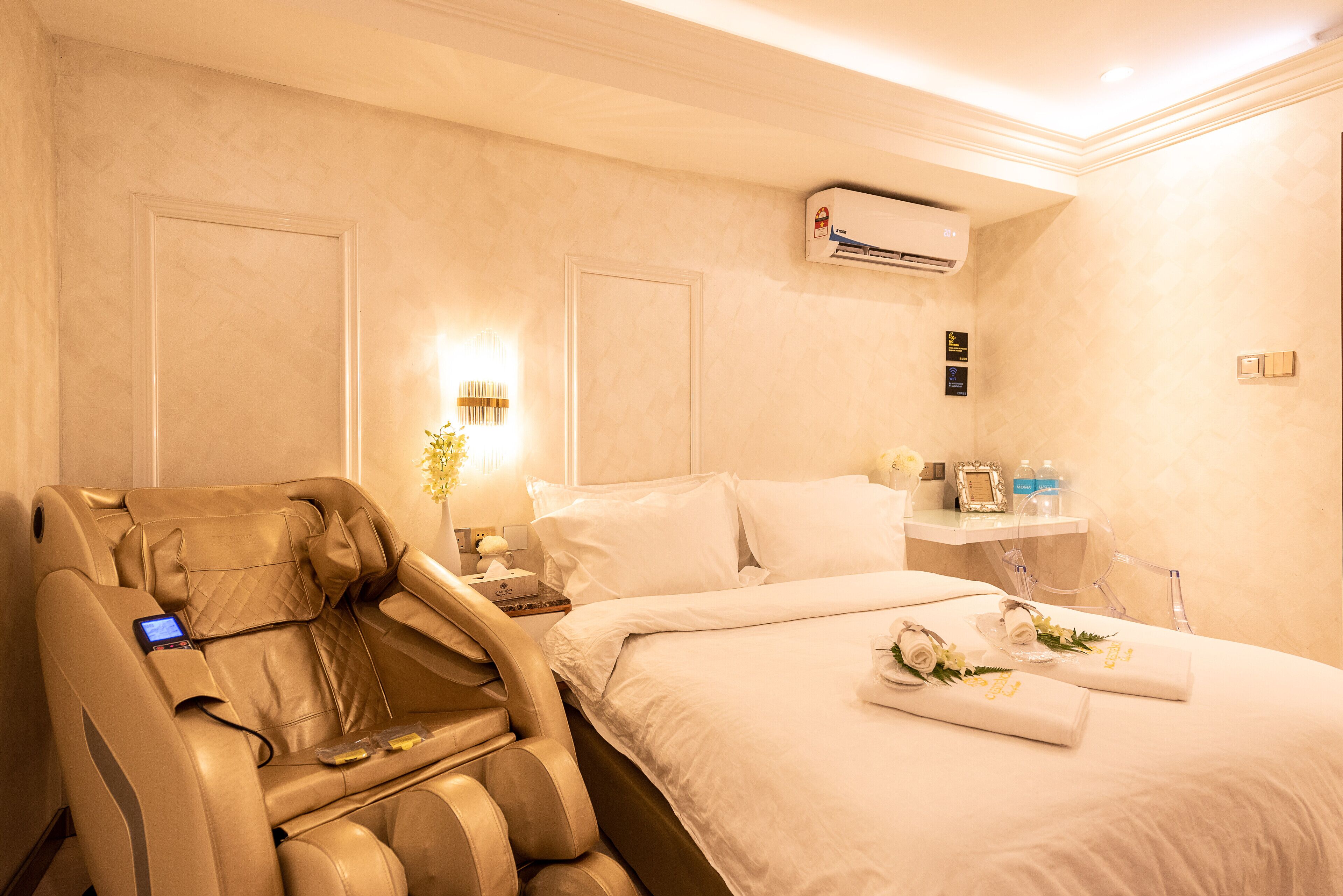 business double room (cj 3) | individually decorated, desk, laptop workspace, blackout curtains