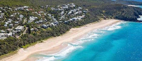 Sun-loungers, beach towels
