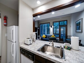 Apartment, 2 Bedrooms, Smoking, Fireplace | Interior - Snowater Condo #story Condo - Sleeps 4 - Close to Community Amenities! (Deming)