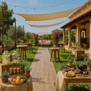 Outdoor dining - Villa  Dinastia resort lujo (Llucmajor)