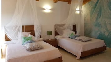 8 dormitorios, tabla de planchar con plancha, wifi y ropa de cama