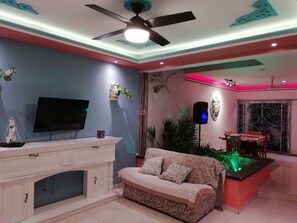 House, 2 Bedrooms, Smoking, Private Pool | Living room | TV - Whole House To Your Self Now Swimming Pool (Cancun)