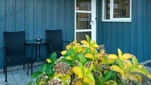 Balcony - Peaceful Holiday Home in Glesborg Denmark With Sauna (Glesborg)