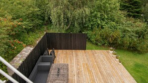 Balcony - Modern Holiday Home in Jutland With Whirlpool (Ebeltoft)