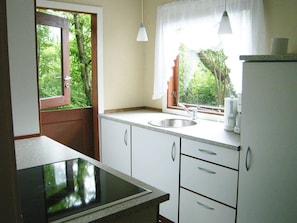 House | Private kitchen | Fridge, microwave, coffee/tea maker, highchair