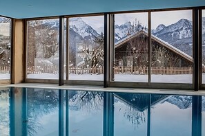 Apartment, 3 Bedrooms, Accessible, Private Pool | Pool | Indoor pool - Luxury Apartment, Panoramic Mountain Views, 5 Star Spa Facilities - 3 Bedroom (Chateau-d'Oex)