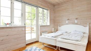 3 chambres, lits bébé