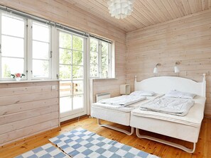 3 chambres, lits bébé