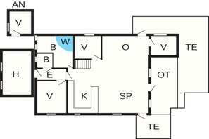 House | Floor plan - 4 Star Holiday Home in Hemmet (Hemmet)