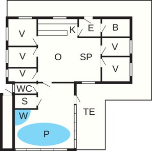 House | Floor plan - 15 Person Holiday Home in Hals-by Traum (Hals)