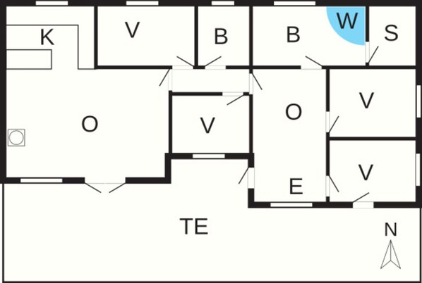 House | Floor plan - 4 Star Holiday Home in Hejls (Hejls)