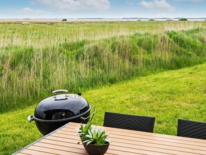 Outdoor dining - 8 Person Holiday Home in Ulfborg (Ulfborg)