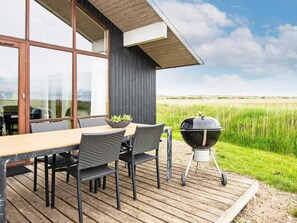 Outdoor dining - 8 Person Holiday Home in Ulfborg (Ulfborg)