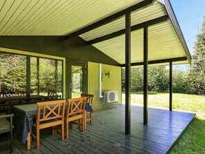 Outdoor dining - 8 Person Holiday Home in Idestrup (Idestrup)