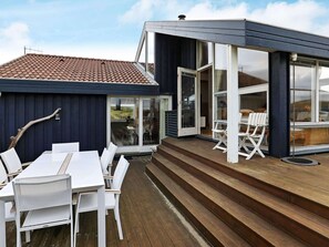 Outdoor dining - 14 Person Holiday Home in Lokken-by Traum (Lokken)