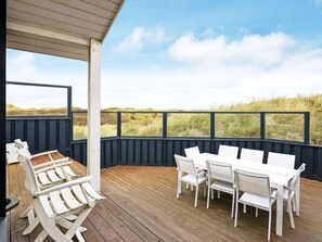 Outdoor dining - 14 Person Holiday Home in Lokken-by Traum (Lokken)