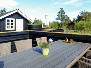 Balcony - Modern Holiday Home Near Jerup With Terrace (Jerup)