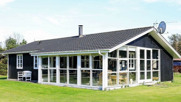 Exterior - Modern Holiday Home Near Jerup With Terrace (Jerup)