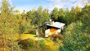 A modern house surrounded by dense forest. - 4 Star Holiday Home in Nexo (Nexø)