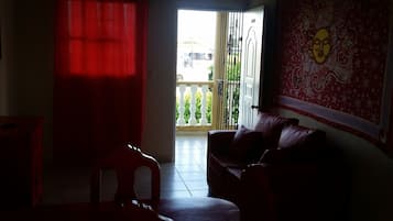 Apartment, 2 Bedrooms, Smoking, Balcony | Living area