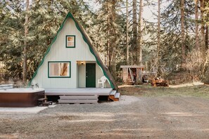 Terrace/patio - Cabin 54 - A Nostalgic and Rustic Mountain Retreat (Deming)