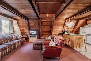 Cabin, 2 Bedrooms, Terrace, Mountain View | Living room - Cabin 54 - A Nostalgic and Rustic Mountain Retreat (Deming)