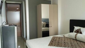 Căn hộ, 1 phòng ngủ, hiên | 1 phòng ngủ, bàn ủi/dụng cụ ủi quần áo, bộ trải giường 