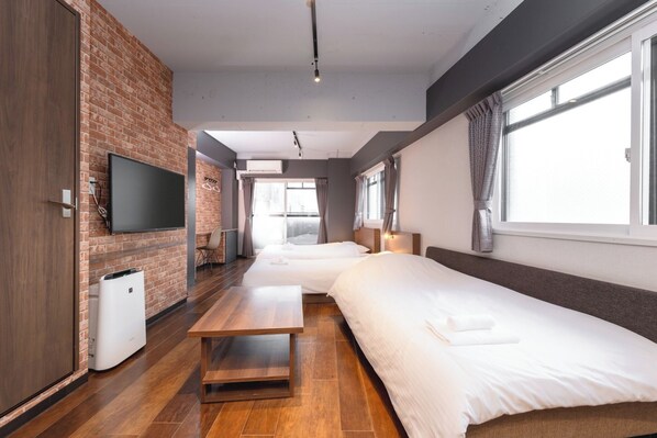 1 makuuhuone, työpöytä, ilmainen Wi-Fi, vuodevaatteet