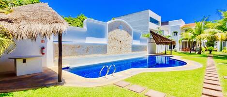 Villa, 3 habitaciones, balcón, vista al jardín | Jardín