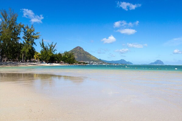 Beach nearby - Flic En Flac Modern Sea View 3 Bedrooms Big Swimming Pool Wifi (Flic-en-Flac)