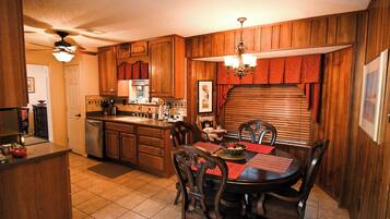 Shared Dormitory, 2 Bedrooms, Smoking, Patio | Dining room