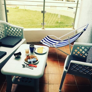Apartment, 1 Bedroom, Smoking, Balcony | Balcony - Studio Apartment Beach Front (Hergla)