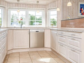 House | Private kitchen | High chair - 4 Star Holiday Home in Orsted (Ørsted)
