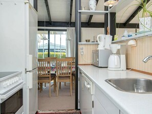 Coffee/tea maker, fridge, microwave, dishwasher - Stunning Holiday Home in Hejls Jutland With Ocean Views (Hejls)