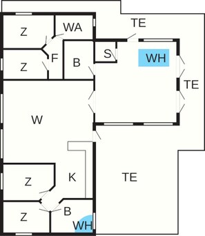 独立别墅 | 楼层平面图