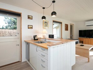House | Private kitchen | Fridge, dishwasher, coffee/tea maker, highchair - Deluxe Holiday Home in Funen near Sea (Faaborg)