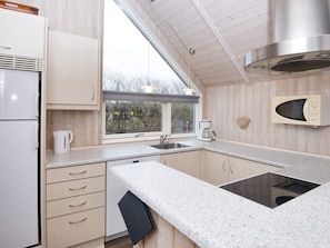 House | Private kitchen | High chair - 9 Person Holiday Home in Hemmet (Hemmet)