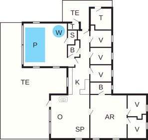 独立别墅 | 楼层平面图
