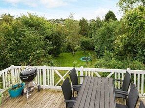 Balcony - Modern Holiday Home in Jutland With Barbecue (Ebeltoft)