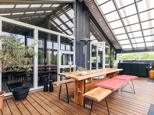 Vintage Holiday Home in Brovst with Hot Tub