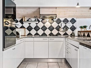 Private kitchen - 6 Person Holiday Home in Ringkobing (Ringkobing)