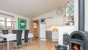 House | Living room - Tranquil Holiday Home in Jutland With Terrace (Hals)
