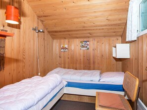 4 bedrooms, individually furnished, cribs/infant beds